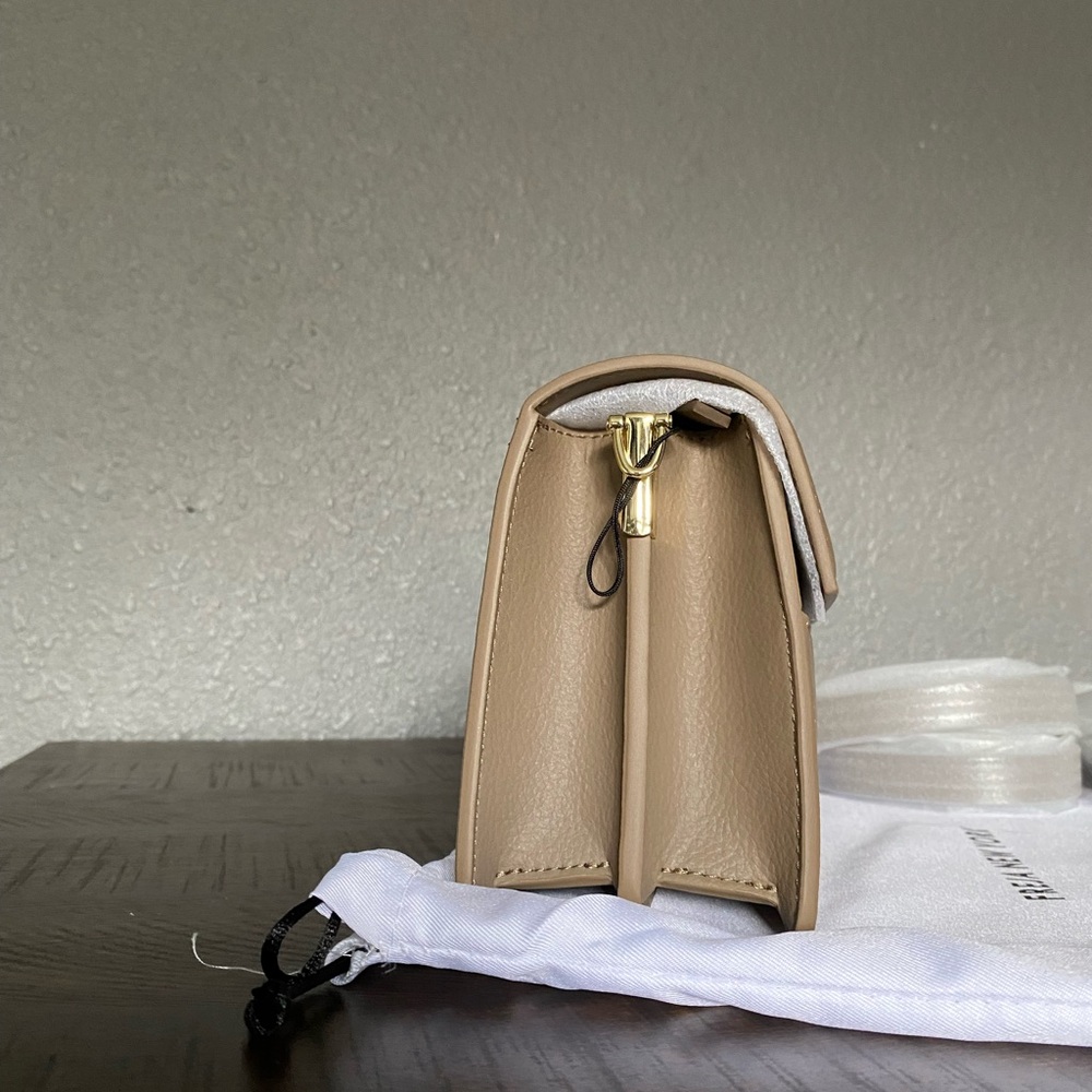 DISCONTINUED NEW with Dust Bag and tags Tan / Taupe Freja Mini Shoulder Bag - Picture 12 of 13